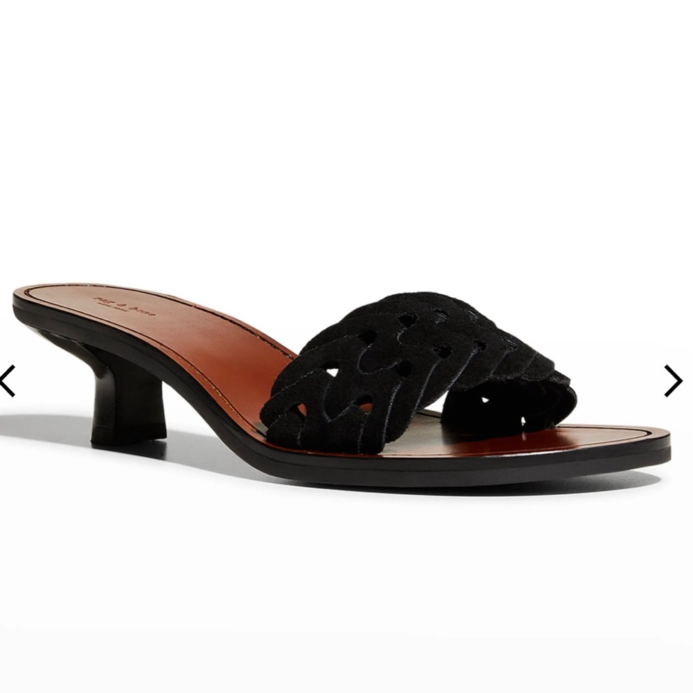 NWT rag & bone Melrose Mid Sandal - Leather